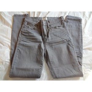 J. Crews Grey  Lookout High Rise Skinny Jeans 27